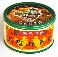 鳥皮みそ煮缶詰