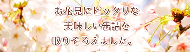 お花見缶詰