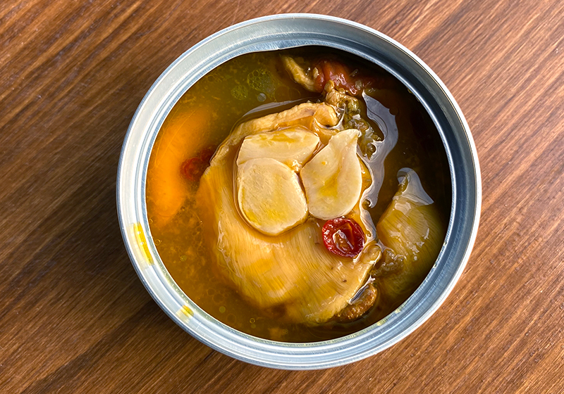 ホヤのアヒージョ缶詰