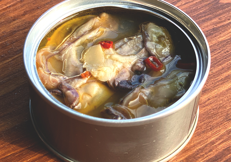 カキのアヒージョ缶詰