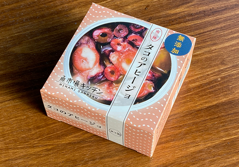 タコのアヒージョ缶詰